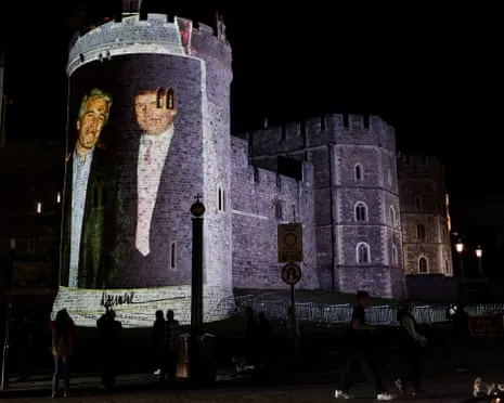 Four Individuals Apprehended After Projections of Donald Trump and Epstein Projected on Royal Windsor Castle